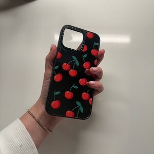Casetify Mirrored Cherry IPhone 14 Pro Max Case